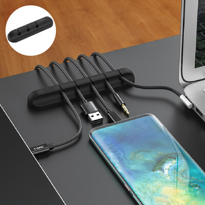 Organizer cable Silicone USB cable reel desktop tidy management Clips Mouse cable holder Headphone cable
Organizer cable Silicone USB cable reel desktop tidy management Clips Mouse cable holder Headphone cable