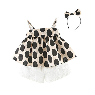 Girls Clothes for Little Girl Clothes Set 3PCS Lovely Dot Shirt Casual Shot Pant With Headband Summer Clothes
Girls Clothes for Little Girl Clothes Set 3PCS Lovely Dot Shirt Casual Shot Pant With Headband Summer Clothes