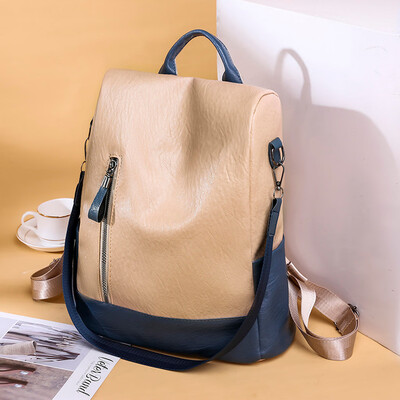 Tailored Womens Fashion Backpack Waterproof Bag Anti-Theft Shoulder Bag Leisure