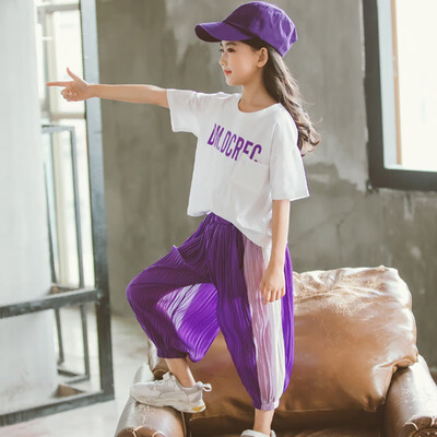 Children Girls Summer Color Matching Letter Print Short Sleeve Round Collar Casual Tops Mosquito-proof Pants
Children Girls Summer Color Matching Letter Print Short Sleeve Round Collar Casual Tops Mosquito-proof Pants