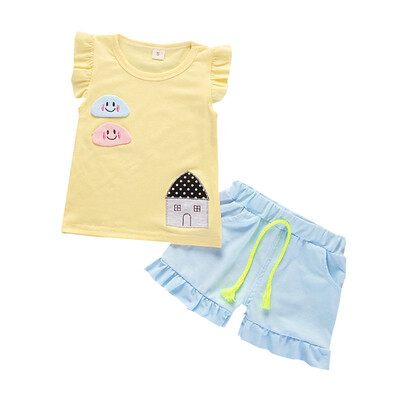 Summer Tops Baby Girl Clothes Set Cartoon T-shirt Shorts Fashion Baby Clothes Set Vest T-shirt Girls Clothes Set
Summer Tops Baby Girl Clothes Set Cartoon T-shirt Shorts Fashion Baby Clothes Set Vest T-shirt Girls Clothes Set