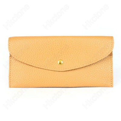 Women Fashion Faux Leather Thin Purse Long Clutch Wallet Card Holder Handbag
