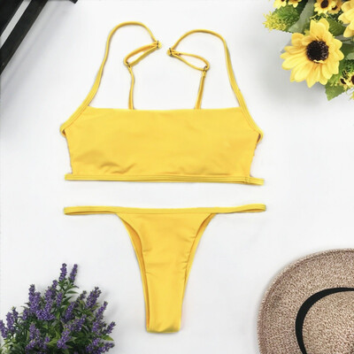 bikini 2019 Womens Bikini bathing suit women Two Piece Vertical Striped Flat Top&Thong Solid Color
bikini 2019 Womens Bikini bathing suit women Two Piece Vertical Striped Flat Top&Thong Solid Color