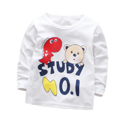 Casual Boys Girls Autumn Spring Cartoon Cotton T-shirt Children Clothes Baby Long Sleeve Tops Tees Blouse
Casual Boys Girls Autumn Spring Cartoon Cotton T-shirt Children Clothes Baby Long Sleeve Tops Tees Blouse