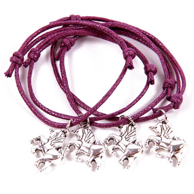 4Pcs New Fashion Unicorn Wish Bracelets In Organza Bag Unicorn Horse Charm Leather Woven Bangle Wristband
4Pcs New Fashion Unicorn Wish Bracelets In Organza Bag Unicorn Horse Charm Leather Woven Bangle Wristband