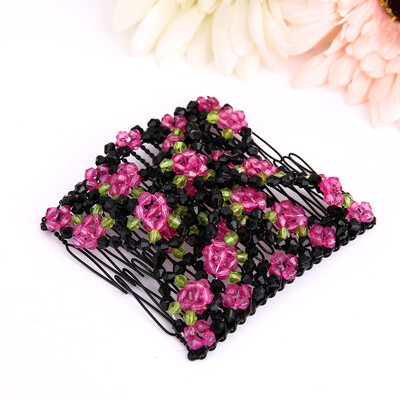〖Follure〗Fashion Ladies Magic Beads Elasticity Double Hair Comb Clamp Stretchy Accessory
〖Follure〗Fashion Ladies Magic Beads Elasticity Double Hair Comb Clamp Stretchy Accessory