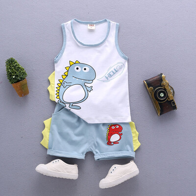 2019 New Baby Girl Baby Boy Summer Clothes Cotton Cartoon Pattern Sleeveless Camisole Casual Summer Vest Pants Tow-piece Set
2019 New Baby Girl Baby Boy Summer Clothes Cotton Cartoon Pattern Sleeveless Camisole Casual Summer Vest Pants Tow-piece Set