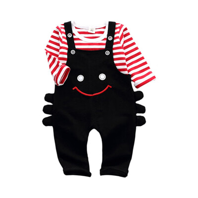 2pcs Baby Boy Bib Pants Hoodie Suit Long Sleeve Striped Shirt Suspender Straps Cartoon Long Pants Trousers Children New
2pcs Baby Boy Bib Pants Hoodie Suit Long Sleeve Striped Shirt Suspender Straps Cartoon Long Pants Trousers Children New
