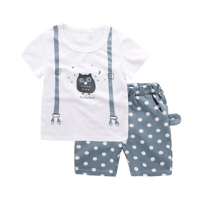 Summer Kids Boys Owl Pattern Clothes Sets Baby Casual High Qulity Short T shirt Pants Toddler Boy Clothing Casual Kids Outfits
Summer Kids Boys Owl Pattern Clothes Sets Baby Casual High Qulity Short T shirt Pants Toddler Boy Clothing Casual Kids Outfits
