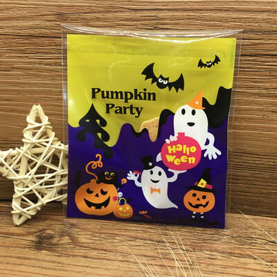 100pcslot Halloween Pumpkin Gifts Bags Smile Face Biscuits Plastic Bags Self-adhesive Packaging Bags Party Supplies
100pcslot Halloween Pumpkin Gifts Bags Smile Face Biscuits Plastic Bags Self-adhesive Packaging Bags Party Supplies