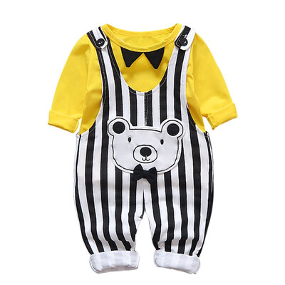 2019 Autumn Girl Boy Clothing Sets Baby Clothes Suits Infant Lapel T Shirt Smiley Face Strap Jeans Kid Child Clothes
2019 Autumn Girl Boy Clothing Sets Baby Clothes Suits Infant Lapel T Shirt Smiley Face Strap Jeans Kid Child Clothes