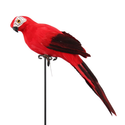 25cm Handmade Simulation Parrot Creative Feather Lawn Figurine Ornament Animal Bird Garden Bird Prop Decoration
25cm Handmade Simulation Parrot Creative Feather Lawn Figurine Ornament Animal Bird Garden Bird Prop Decoration