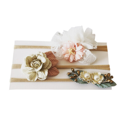 Baby Girl Hair Accessories 3pcs Baby Cute Girls Flower Design With Lace Headband Headwear Apparel Photography Prop Party Gift
Baby Girl Hair Accessories 3pcs Baby Cute Girls Flower Design With Lace Headband Headwear Apparel Photography Prop Party Gift