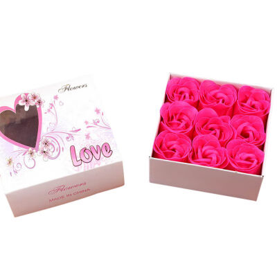 9Pcs Artificial Scented Rose Petal Bouquet Gift Box Bath Body Flower Soap Gift Wedding Party Favor
9Pcs Artificial Scented Rose Petal Bouquet Gift Box Bath Body Flower Soap Gift Wedding Party Favor