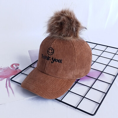 Childrens hat autumn&winter boys baseball cap wick velvet girls cap big hair ball baby hat Korean version tide
Childrens hat autumn&winter boys baseball cap wick velvet girls cap big hair ball baby hat Korean version tide