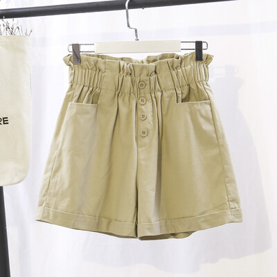 Summer Shorts Women Wide Leg Elastic Waist Solid Color Summer Pockets Casual Hot Short feminino spodenki damskie
Summer Shorts Women Wide Leg Elastic Waist Solid Color Summer Pockets Casual Hot Short feminino spodenki damskie