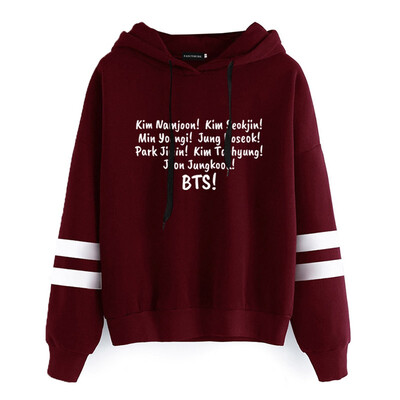 Herqw61 Womens Girls Kpop BTS Print Fans Hoodie Hip Hop Pullover Sweatshirt Jung Kook Jimin Suga V
Herqw61 Womens Girls Kpop BTS Print Fans Hoodie Hip Hop Pullover Sweatshirt Jung Kook Jimin Suga V