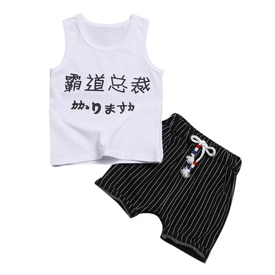 Baby Clothes Summer Baby Boys Sleeveless Print Tops Blouse VestShorts Children Casual Outfits Sets Baby Boy Clothes
Baby Clothes Summer Baby Boys Sleeveless Print Tops Blouse VestShorts Children Casual Outfits Sets Baby Boy Clothes