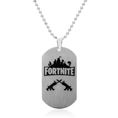 For-Tnite Stainless Steel Necklace Cool Pendant Fans Favorite Gamer Gifts for Teen Adults
For-Tnite Stainless Steel Necklace Cool Pendant Fans Favorite Gamer Gifts for Teen Adults