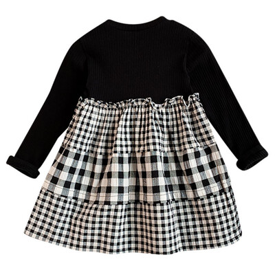 Children Toddlers Girls Spring Long Sleeve Princess Sweet Cotton Stitching Plaid Print Sweet Cute Dress Baby Girls Dress
Children Toddlers Girls Spring Long Sleeve Princess Sweet Cotton Stitching Plaid Print Sweet Cute Dress Baby Girls Dress