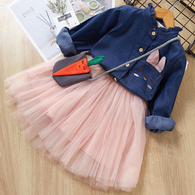 Baby Girls Casual Autumn Long Sleeve Denim Shirt Tops BlouseMesh Design SkirtsCartoon Bag Suits Costume Set
Baby Girls Casual Autumn Long Sleeve Denim Shirt Tops BlouseMesh Design SkirtsCartoon Bag Suits Costume Set