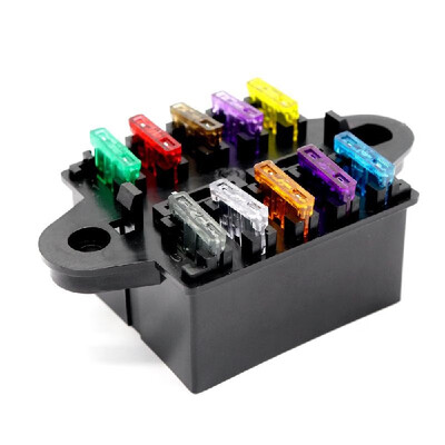 Super Mini 10 Way Blade Fuse Box Block Holder for 12V 24V Car Truck SUV Marine Boat Ship
Super Mini 10 Way Blade Fuse Box Block Holder for 12V 24V Car Truck SUV Marine Boat Ship