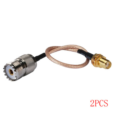 2Pcs 15cm Handheld Antenna Cable Replacement for Wouxun Replacement for Baofeng Adapter SMA Female to UHF Female
2Pcs 15cm Handheld Antenna Cable Replacement for Wouxun Replacement for Baofeng Adapter SMA Female to UHF Female
