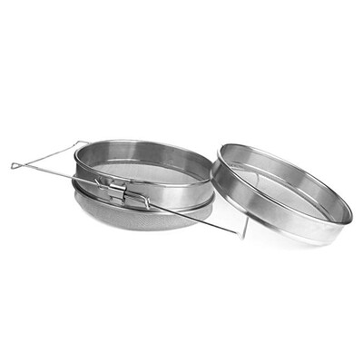 Honey Strainer Double Sieve Filter Stainless Steel Honey Strainer for Processing&Extraction Beekeeping Supplies
Honey Strainer Double Sieve Filter Stainless Steel Honey Strainer for Processing&Extraction Beekeeping Supplies