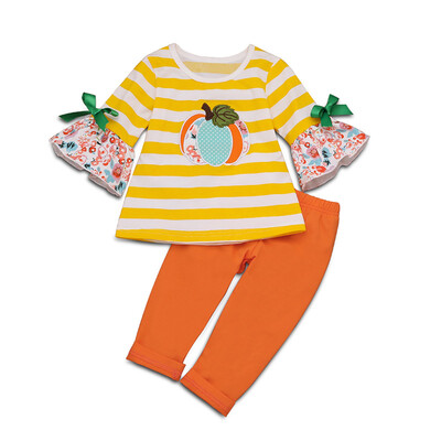 Two-piece Outfit Baby Girl Striped Printing Long Sleeve Top And Trousers Kids Casual Set 1-5Y Spring Autumn
Two-piece Outfit Baby Girl Striped Printing Long Sleeve Top And Trousers Kids Casual Set 1-5Y Spring Autumn