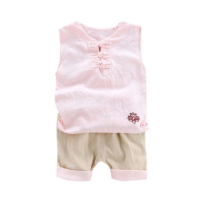 Summer Children Chinese Style Clothes Baby Boys Casual Sleeveless Floral Print Vest TopsShorts 2pcs Costume Set
Summer Children Chinese Style Clothes Baby Boys Casual Sleeveless Floral Print Vest TopsShorts 2pcs Costume Set