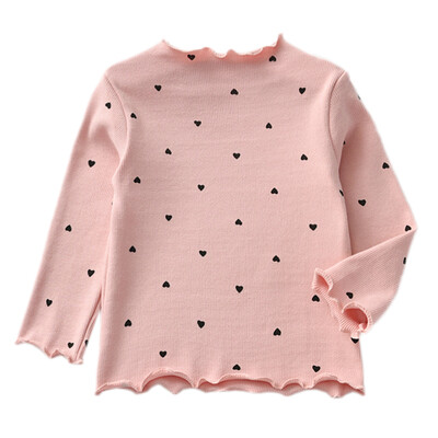 Spring Autumn Girls T-Shirt Cotton Tops Kids Heart Print Tops Children Shirts Long Sleeve Baby Blouse Toddler Bottom Clothing
Spring Autumn Girls T-Shirt Cotton Tops Kids Heart Print Tops Children Shirts Long Sleeve Baby Blouse Toddler Bottom Clothing