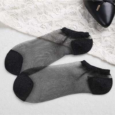 Mesh Women Socks Silk Female Short Socks Shiny Harajuku Soft Socks Transparent New
Mesh Women Socks Silk Female Short Socks Shiny Harajuku Soft Socks Transparent New
