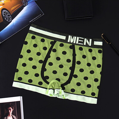 Breathable Mid-rise Mens Boxer Briefs Fashion Novel Skin-friendly Dot Pattern Underwear
Breathable Mid-rise Mens Boxer Briefs Fashion Novel Skin-friendly Dot Pattern Underwear