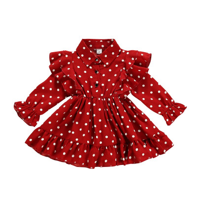 New Autumn Children Girls Autumn Long Sleeve Princess Sweet Cotton Polka Dot Print Sweet Cute Dress
New Autumn Children Girls Autumn Long Sleeve Princess Sweet Cotton Polka Dot Print Sweet Cute Dress