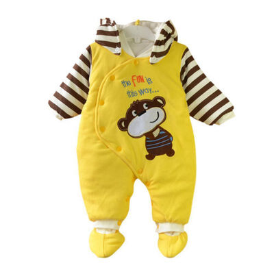 Baby Clothes Autumn Winter Long Sleeve Hooded Romper Cartoon Pattern Thicker Striped Cute Soft Baby Boy Girl Clothes
Baby Clothes Autumn Winter Long Sleeve Hooded Romper Cartoon Pattern Thicker Striped Cute Soft Baby Boy Girl Clothes