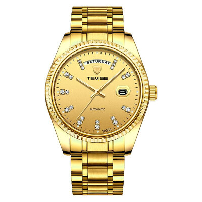 TEVISE T833A Business Men Automatic Mechanical Watch Time Calendar Display Fashion Casual Stainless Steel Strap 3ATM Waterproof Lu
TEVISE T833A Business Men Automatic Mechanical Watch Time Calendar Display Fashion Casual Stainless Steel Strap 3ATM Waterproof Lu