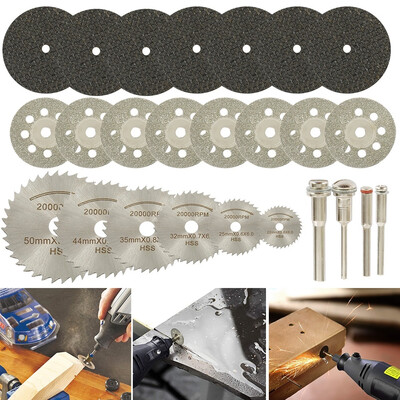 32Pcsset Rotary Tool Cutting Wheel Kit Mini Circular Saw Blade&Diamond Cutting Wheel Cutting Disc
32Pcsset Rotary Tool Cutting Wheel Kit Mini Circular Saw Blade&Diamond Cutting Wheel Cutting Disc