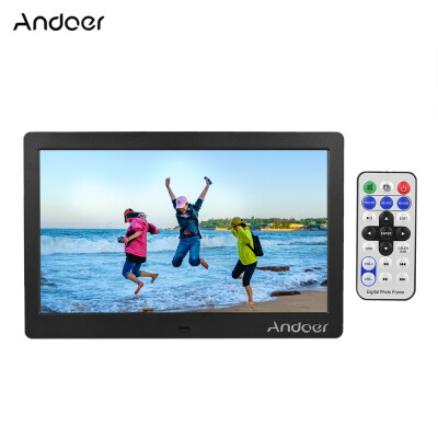 Andoer 10 Inch LED Wide Screen Digital Photo Picture Frame Electronic Album High Resolution 1024600 MP3 MP4 Picture Player Electr
Andoer 10 Inch LED Wide Screen Digital Photo Picture Frame Electronic Album High Resolution 1024600 MP3 MP4 Picture Player Electr