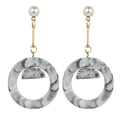 New Fashion Accessories Bohemia Mix Color Acrylic Round Shape Dangle Drop Earring Best Female Gift 
New Fashion Accessories Bohemia Mix Color Acrylic Round Shape Dangle Drop Earring Best Female Gift