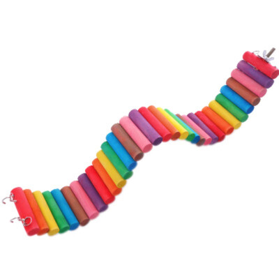 Cute Parrot Hamster Colorful Wooden Small Ladder Hanging Bed Suspension House Chewing Props Pet Products Toy
Cute Parrot Hamster Colorful Wooden Small Ladder Hanging Bed Suspension House Chewing Props Pet Products Toy