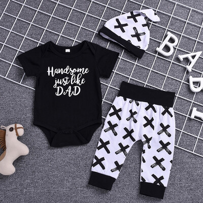 Baby Boy Cotton Clothes Long Pants Outfits Pajamas Short Sleeve T-Shirt Baby Letter Print Clothes Boy Romper
Baby Boy Cotton Clothes Long Pants Outfits Pajamas Short Sleeve T-Shirt Baby Letter Print Clothes Boy Romper