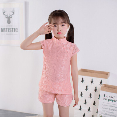 Baby Girls Clothes set Sleeveless Tang Suit Children T-shirt Tops Shorts Set Cotton Button Design
Baby Girls Clothes set Sleeveless Tang Suit Children T-shirt Tops Shorts Set Cotton Button Design