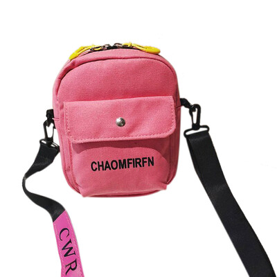 Women Bag Personalized Cool Letter Printed Shoulder Bag Simple Concise Canvas Crossbody Bag
Women Bag Personalized Cool Letter Printed Shoulder Bag Simple Concise Canvas Crossbody Bag