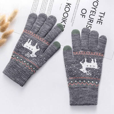 New Soft Winter Christmas Deer Touch Screen Gloves Texting Cap acitive Smartphone Knitted Fashion Mitten Gloves
New Soft Winter Christmas Deer Touch Screen Gloves Texting Cap acitive Smartphone Knitted Fashion Mitten Gloves
