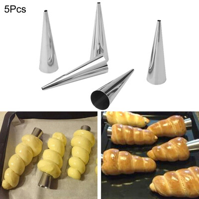 Conical Tube Cone Roll Molds High Quality Spiral Croissants Molds Stainless Steel Pastry Cream Cake Horn Bread Mold
Conical Tube Cone Roll Molds High Quality Spiral Croissants Molds Stainless Steel Pastry Cream Cake Horn Bread Mold