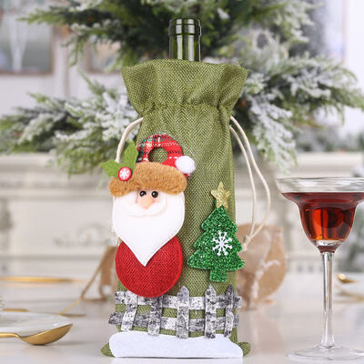 Drawings Rope Linen Cloth Christmas Gift Wrapper Party Reusable Wine Bottle Cover Festival Cover
Drawings Rope Linen Cloth Christmas Gift Wrapper Party Reusable Wine Bottle Cover Festival Cover