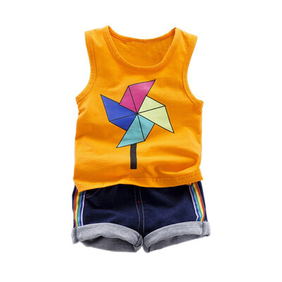 Baby Boys Clothes Set Summer Vest T-shirt Denim Shorts Rainbow girls Clothes Set Cartoon T-shirt for boy short sleeve shirts
Baby Boys Clothes Set Summer Vest T-shirt Denim Shorts Rainbow girls Clothes Set Cartoon T-shirt for boy short sleeve shirts