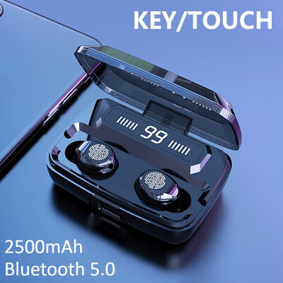 Bluetooth 50 Wireless Earphones Mini Earbuds Sport Waterproof Touch Control Headphones with Power Bank Chaging Case 3500 mAh
Bluetooth 50 Wireless Earphones Mini Earbuds Sport Waterproof Touch Control Headphones with Power Bank Chaging Case 3500 mAh