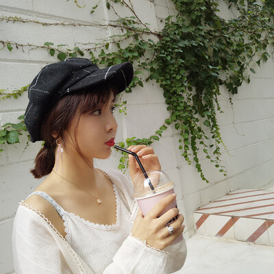 Autumn&Winter Hat Female Korean British Coloured Wool Beret Female Artist Hat Feather Bud Hat Tide
Autumn&Winter Hat Female Korean British Coloured Wool Beret Female Artist Hat Feather Bud Hat Tide