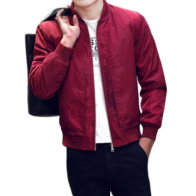 New Autumn Spring Mens Jackets Solid Fashion Coats Male Casual Slim Stand Collar Bomber Jacket Men Outerdoor Overcoat -4XL
New Autumn Spring Mens Jackets Solid Fashion Coats Male Casual Slim Stand Collar Bomber Jacket Men Outerdoor Overcoat -4XL